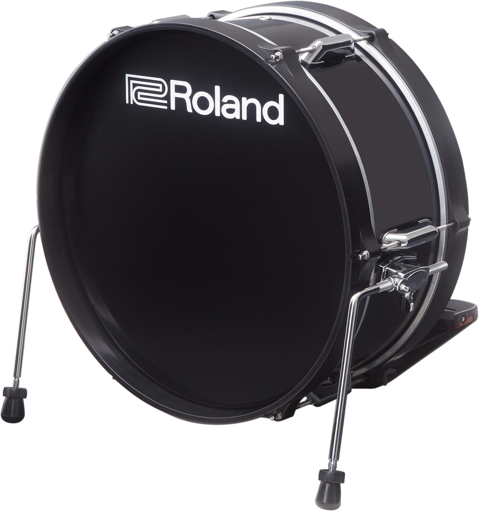 Roland KD180L-BK Kick Drum Pad Front Roland KD180L-BK Kick Drum Pad Front