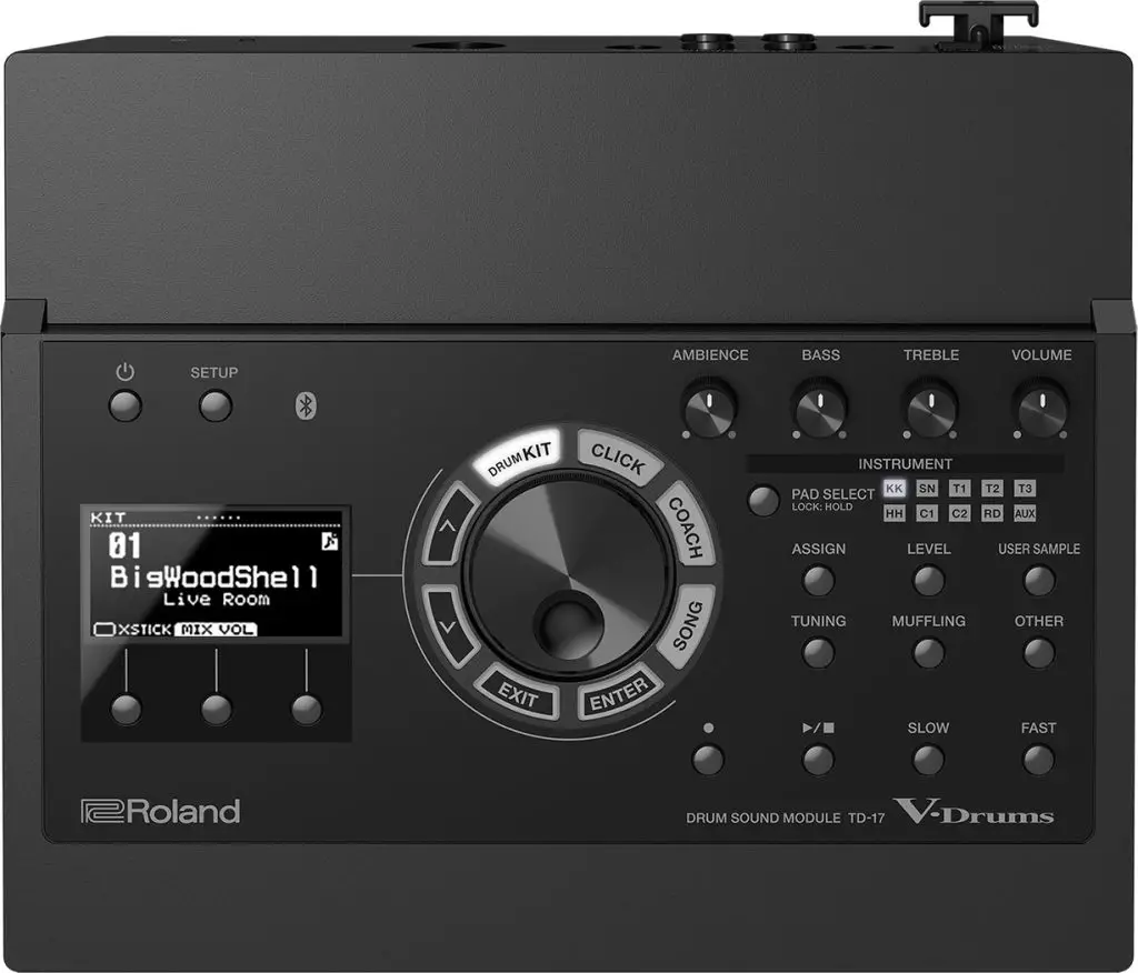 Roland TD-17 Sound Module Top