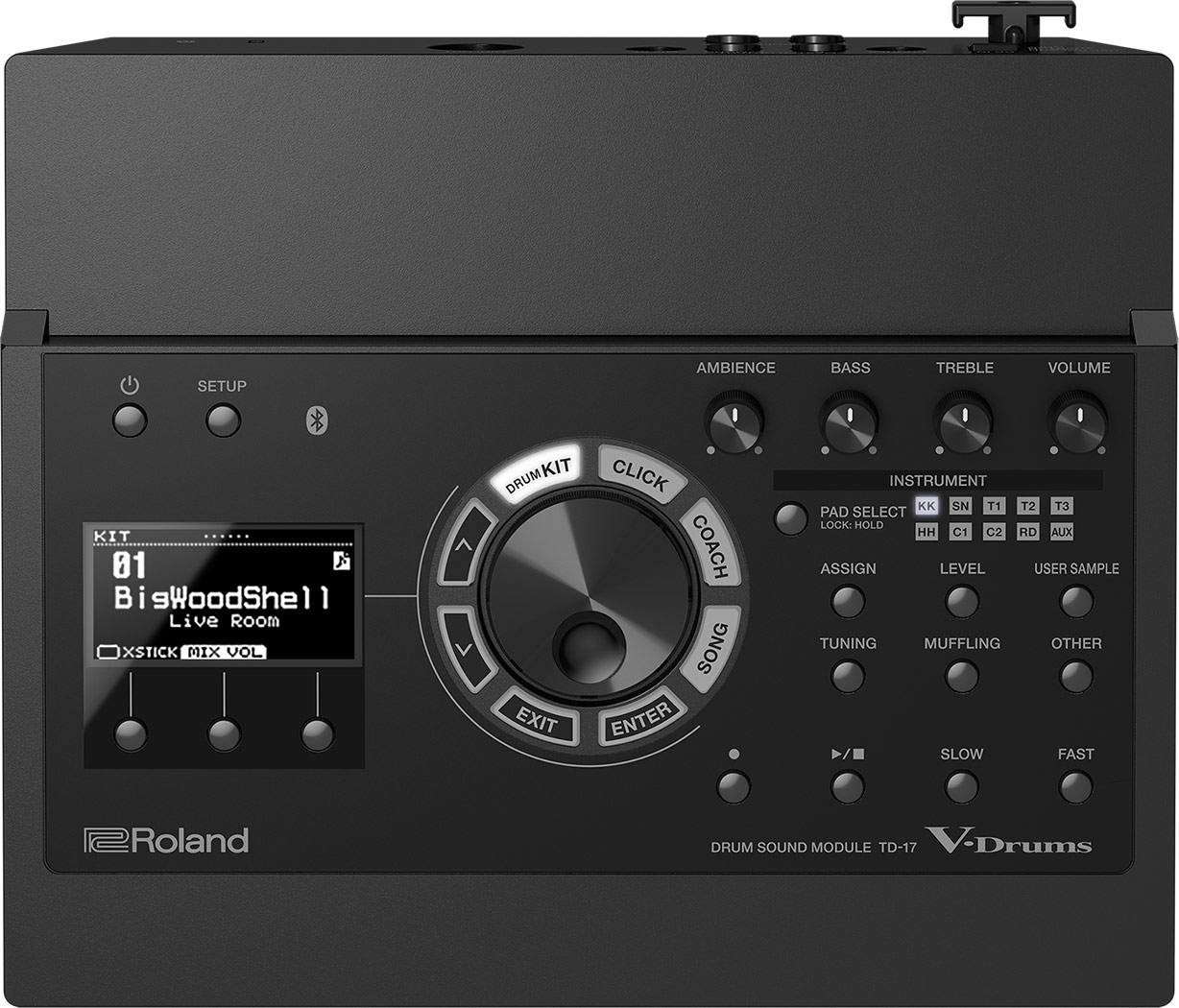 Roland TD-17 Sound Module Top