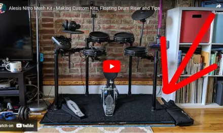 Video: Building a Drum Riser for an Alesis Nitro Mesh Kit