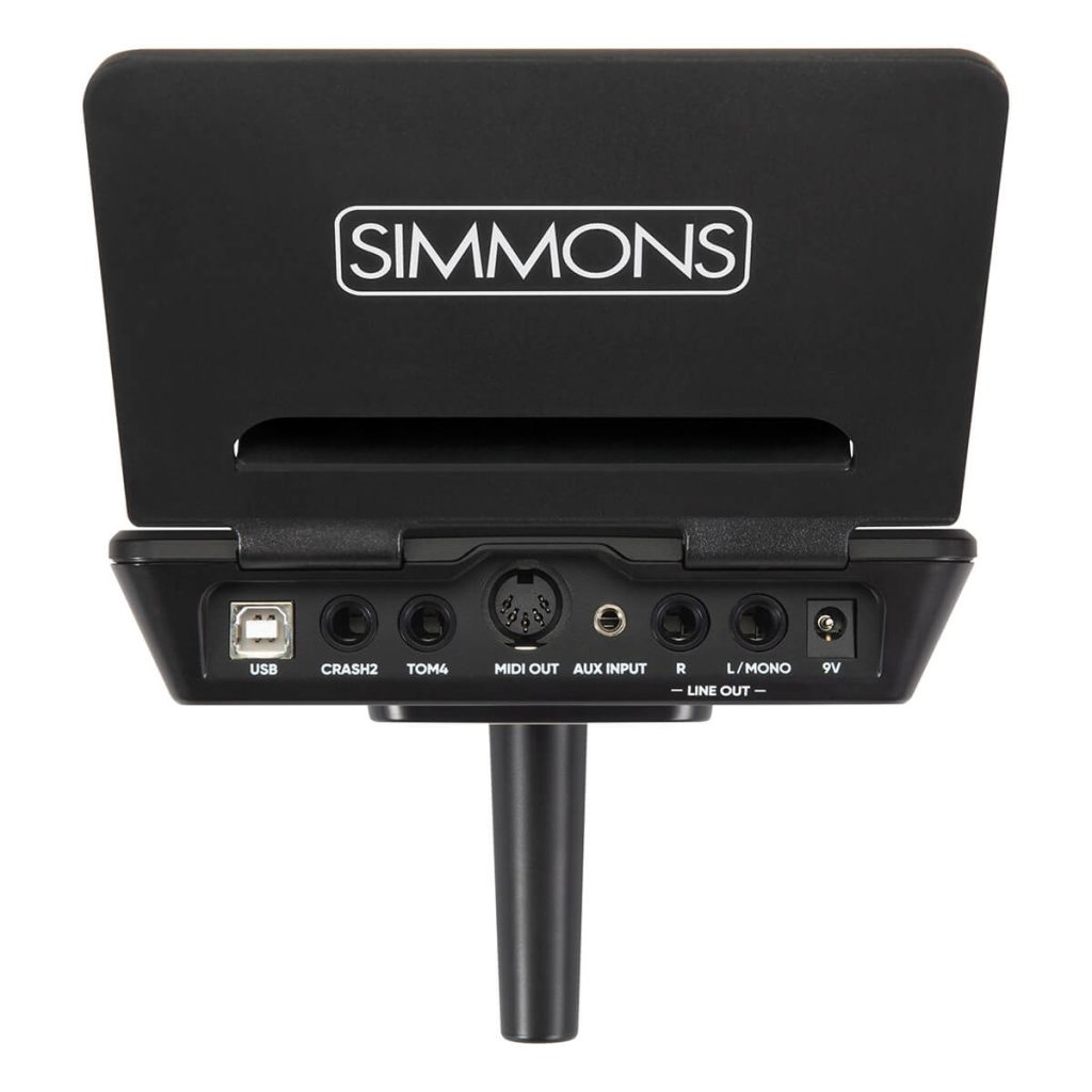 Simmons Titan 50 Drum Kit Module Back Simmons Titan 50 Drum Kit Module Back