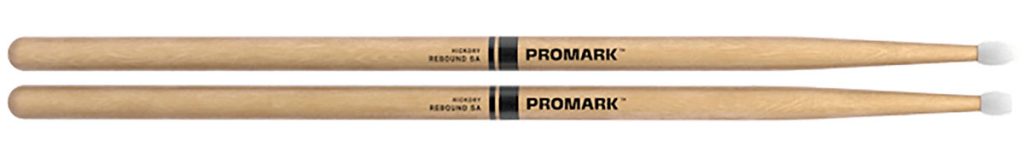 Promark Rebound Hickory Drum Sticks 5A Nylon