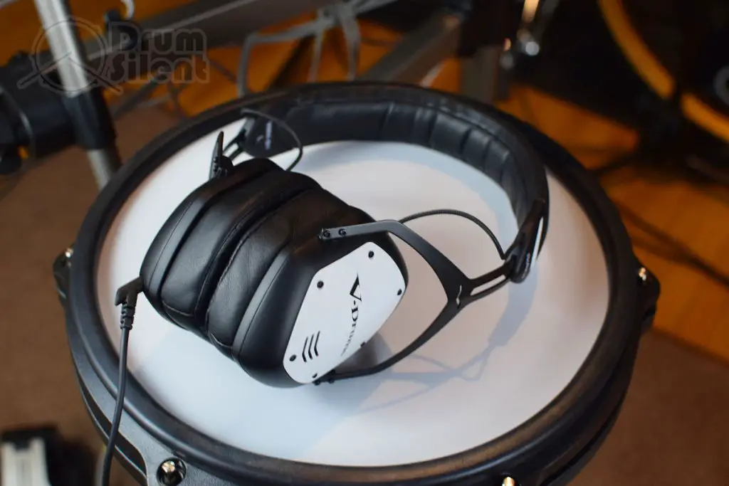 Roland VMH-D1 Headphones on Simmons Drum