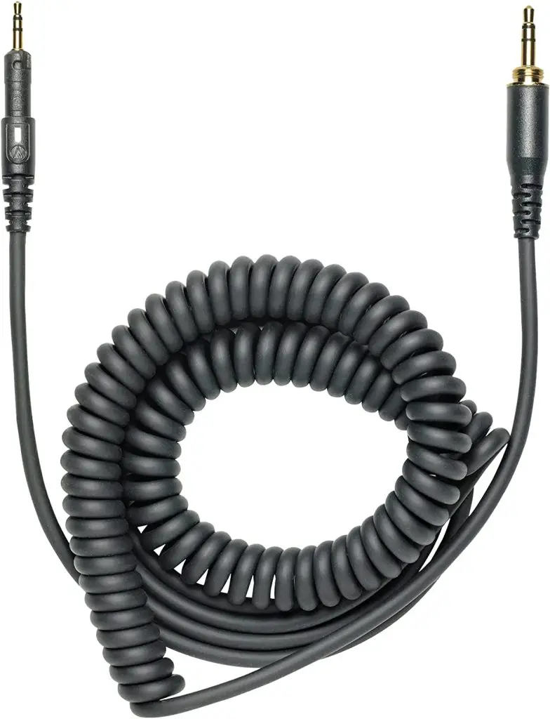 Audio-Technica ATH-M40X Headphones Coiled Cable