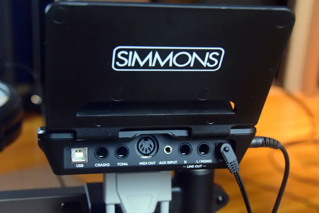 Simmons Titan 50 Drum Kit Module Back in Studio