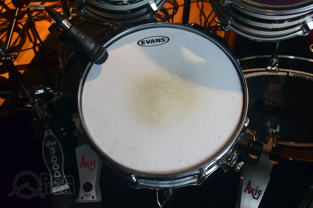 Snare Drum with Mic for Recording