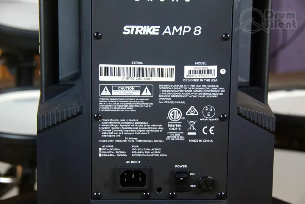 Alesis Strike Amp 8 Back Bottom Half