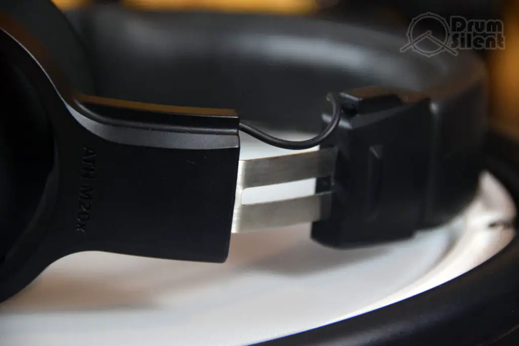 Audio-Technica ATH-M20X Headphones Band Close Up