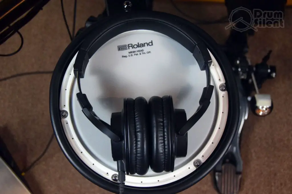Audio-Technica ATH-M40X Headphones Top Profile On Snare