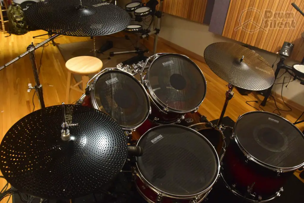 Evans dB One Full Drum Kit Shot