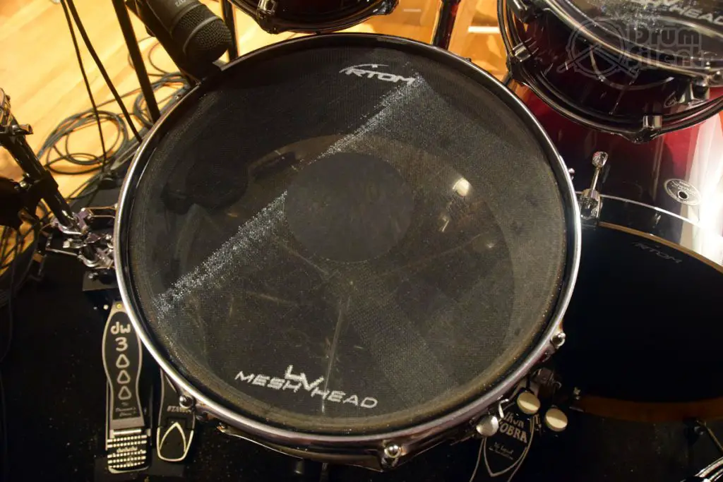 RTOM LV Mesh Snare Head From Top