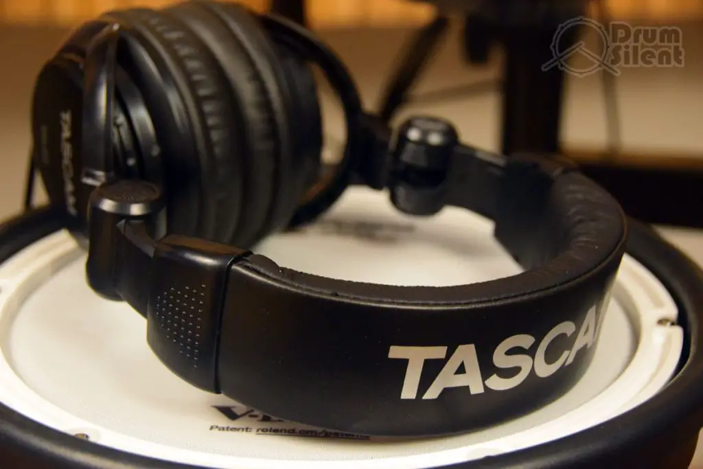 Tascam TH-03 Headphones Headband Top Angle