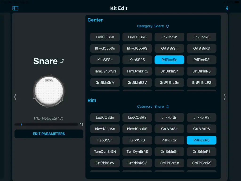 Simmons Drums App Kit Edit