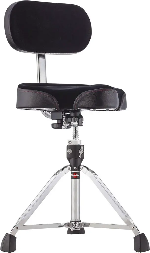 Gibraltar 9608MB Saddle Throne with Back Rest