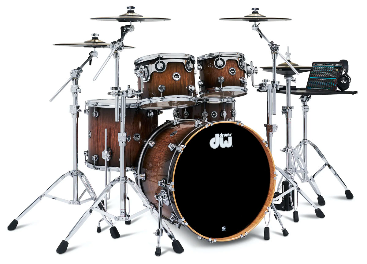 The New DWe Hybrid Drum Kit from Drum
