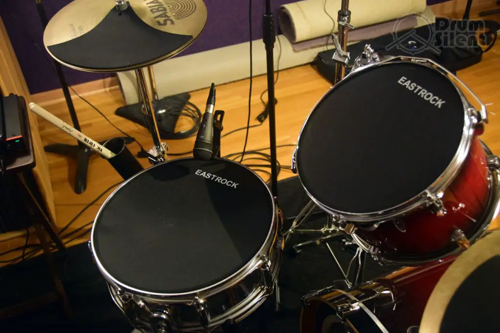 Eastrock Drum Mutes On Snare Tom and Hi-Hat